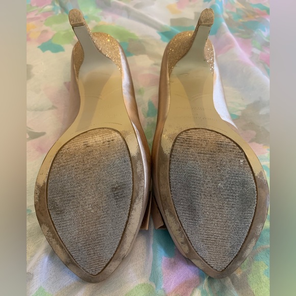 Champagne Gold Pumps - Picture 5 of 11